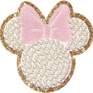 Stoney Clover Lane Disney Minnie Mouse Large Glitter Pearl Patch